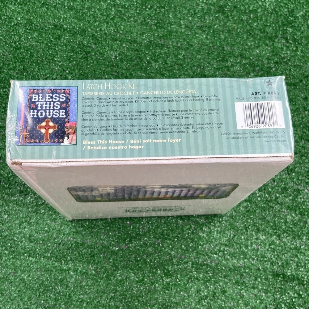 Natura Caron Bless This House Christian Latch Hook Kit R891 New Sealed